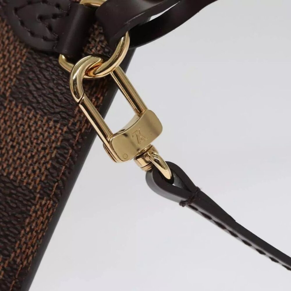 LOUIS VUITTON Damier Ebene Neverfull PM Pouch Pouch LV Auth - Picture 11 of 16